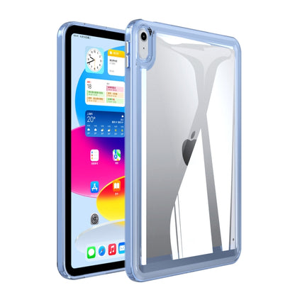 For iPad Air 11 2024 Transparent Acrylic Tablet Case(Blue) - iPad Air 11 2024 Cases by PMC Jewellery | Online Shopping South Africa | PMC Jewellery | Buy Now Pay Later Mobicred