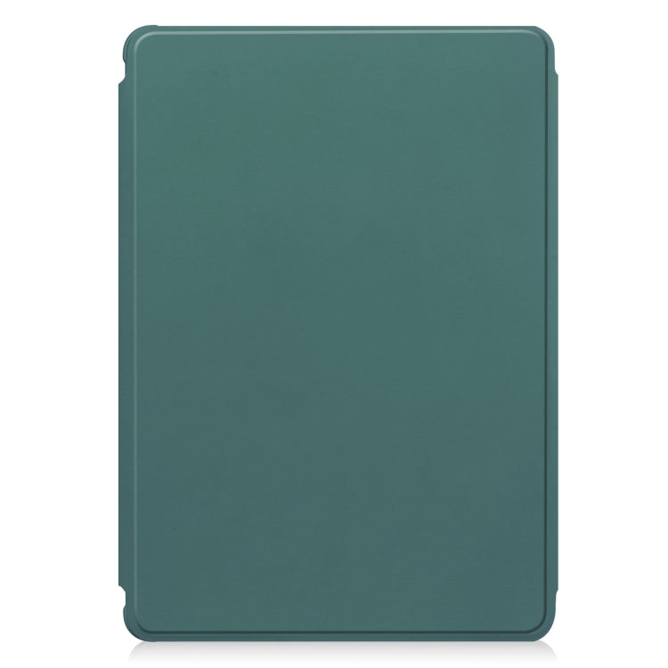 For iPad Pro 13 2024 Transparent Rotation Smart Leather Tablet Case(Dark Green) - iPad Pro 13 2024 Cases by PMC TechLife | Online Shopping South Africa | PMC TechLife | Buy Now Pay Later Mobicred