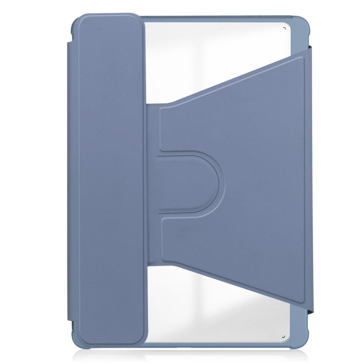 For iPad Pro 11 2024 Transparent Rotation Smart Leather Tablet Case(Lavender) - iPad Pro 11 2024 Cases by PMC Jewellery | Online Shopping South Africa | PMC Jewellery | Buy Now Pay Later Mobicred