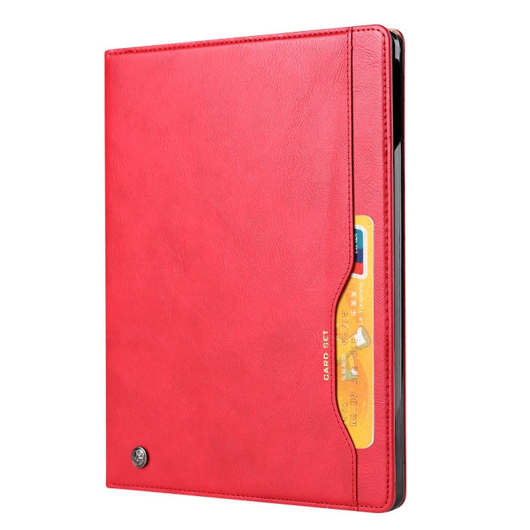 For iPad Pro 11 2024 Knead Skin Texture Horizontal Flip Leather Smart Tablet Case(Red) - iPad Pro 11 2024 Cases by PMC TechLife | Online Shopping South Africa | PMC TechLife | Buy Now Pay Later Mobicred