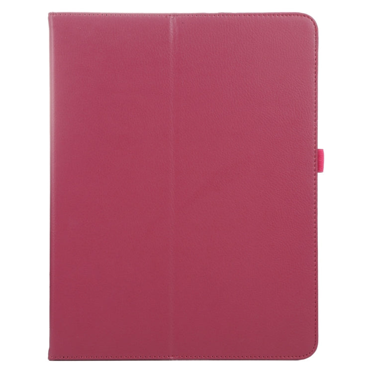 For iPad Pro 13 2024 Litchi Texture Solid Color Leather Tablet Case(Rose Red) - iPad Pro 13 2024 Cases by PMC TechLife | Online Shopping South Africa | PMC TechLife | Buy Now Pay Later Mobicred