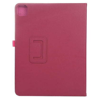 For iPad Pro 13 2024 Litchi Texture Solid Color Leather Tablet Case(Rose Red) - iPad Pro 13 2024 Cases by PMC Jewellery | Online Shopping South Africa | PMC Jewellery | Buy Now Pay Later Mobicred