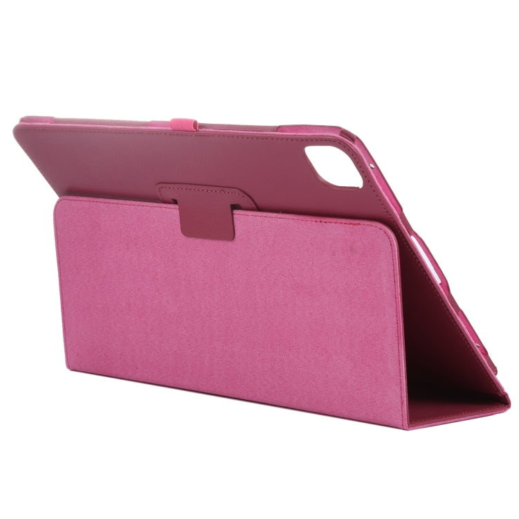 For iPad Pro 13 2024 Litchi Texture Solid Color Leather Tablet Case(Rose Red) - iPad Pro 13 2024 Cases by PMC Jewellery | Online Shopping South Africa | PMC Jewellery | Buy Now Pay Later Mobicred