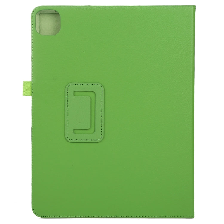 For iPad Pro 13 2024 Litchi Texture Solid Color Leather Tablet Case(Green) - iPad Pro 13 2024 Cases by PMC TechLife | Online Shopping South Africa | PMC TechLife | Buy Now Pay Later Mobicred