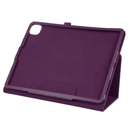 For iPad Pro 13 2024 Litchi Texture Solid Color Leather Tablet Case(Purple) - iPad Pro 13 2024 Cases by PMC Jewellery | Online Shopping South Africa | PMC Jewellery | Buy Now Pay Later Mobicred
