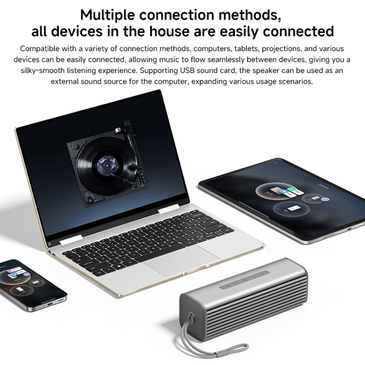 Xiaomi Sound Move Portable Bluetooth Speaker, US Plug(Silver Grey) - free shipping - PMC Jewellery - Order now!