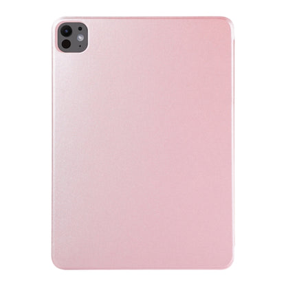 For iPad Pro 11 2024 Double-sided Clip Non-buckle Magnetic PU Smart Tablet Case(Rose Gold) - iPad Pro 11 2024 Cases by PMC Jewellery | Online Shopping South Africa | PMC Jewellery | Buy Now Pay Later Mobicred