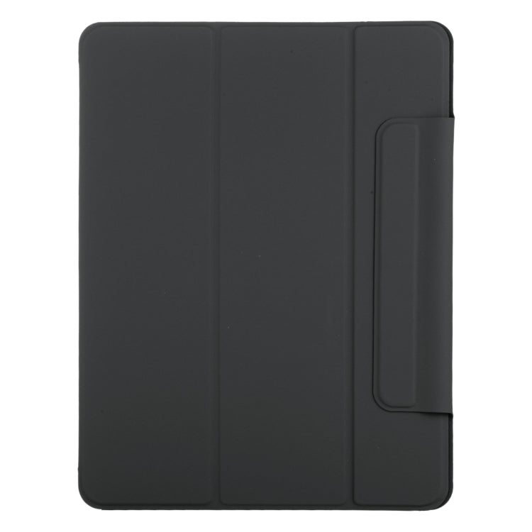 For iPad Pro 13 2024 Double-sided Clip Fixed Buckle Magnetic PU Leather Smart Tablet Case(Black) - iPad Pro 13 2024 Cases by PMC Jewellery | Online Shopping South Africa | PMC Jewellery | Buy Now Pay Later Mobicred