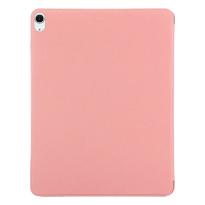 For iPad Air 11 2024 Double-sided Clip Fixed Buckle Magnetic PU Leather Smart Tablet Case(Pink) - iPad Air 11 2024 Cases by PMC Jewellery | Online Shopping South Africa | PMC Jewellery | Buy Now Pay Later Mobicred