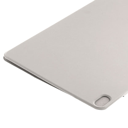 For iPad Air 11 2024 Double-sided Clip Fixed Buckle Magnetic PU Leather Smart Tablet Case(Grey) - iPad Air 11 2024 Cases by PMC Jewellery | Online Shopping South Africa | PMC Jewellery | Buy Now Pay Later Mobicred