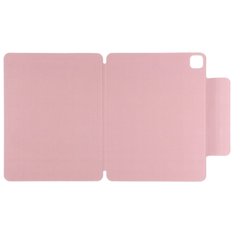 For iPad Pro 11 2024 Double-sided Clip Fixed Buckle Magnetic PU Leather Smart Tablet Case(Light Pink) - iPad Pro 11 2024 Cases by PMC Jewellery | Online Shopping South Africa | PMC Jewellery | Buy Now Pay Later Mobicred