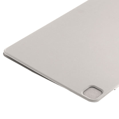 For iPad Pro 11 2024 Double-sided Clip Fixed Buckle Magnetic PU Leather Smart Tablet Case(Grey) - iPad Pro 11 2024 Cases by PMC Jewellery | Online Shopping South Africa | PMC Jewellery | Buy Now Pay Later Mobicred