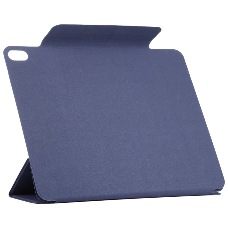 For iPad Air 13 2024 Double-sided Clip Fixed Buckle Magnetic PU Leather Smart Tablet Case(Dark Blue) - iPad Air 13 2024 Cases by PMC Jewellery | Online Shopping South Africa | PMC Jewellery | Buy Now Pay Later Mobicred