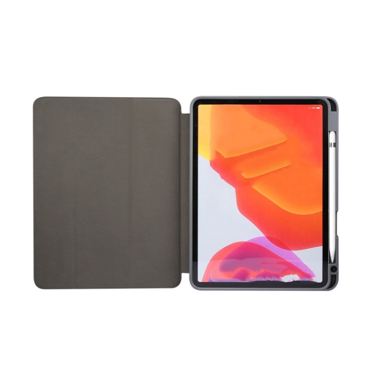 For iPad Air 11 2024 Three-fold Marble Texture Protective Tablet Case with Pen Slot(Pink) - iPad Air 11 2024 Cases by PMC TechLife | Online Shopping South Africa | PMC TechLife | Buy Now Pay Later Mobicred