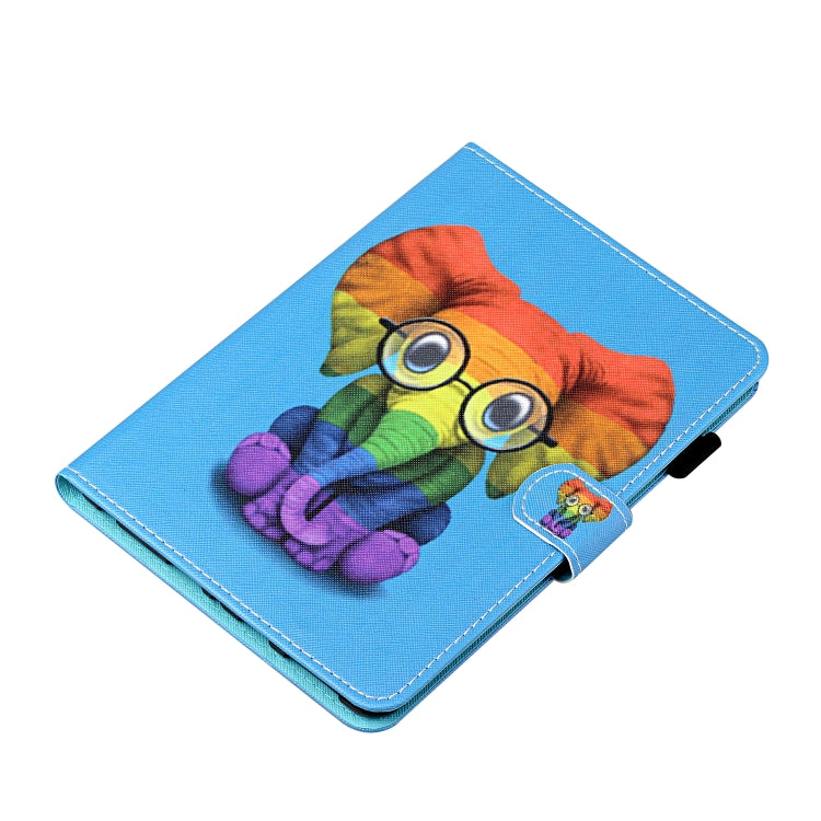 For iPad Pro 11 2024 Coloured Drawing Stitching Smart Leather Tablet Case(Colorful Elephant) - iPad Pro 11 2024 Cases by PMC Jewellery | Online Shopping South Africa | PMC Jewellery | Buy Now Pay Later Mobicred