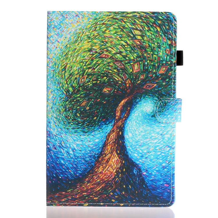 For iPad Pro 11 2024 Coloured Drawing Stitching Smart Leather Tablet Case(Abstract Tree) - iPad Pro 11 2024 Cases by PMC TechLife | Online Shopping South Africa | PMC TechLife | Buy Now Pay Later Mobicred