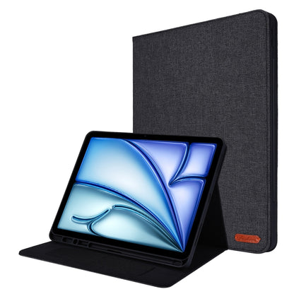 For iPad Air 11 2025 / 2024 Fabric Leather Tablet Case(Black) - iPad Air 11 2025 / 2024 Cases by PMC Jewellery | Online Shopping South Africa | PMC Jewellery | Buy Now Pay Later Mobicred