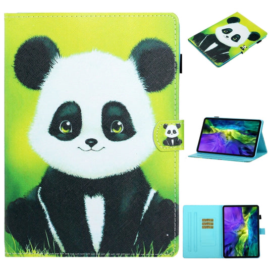 For iPad Pro 11 2024 Coloured Drawing Stitching Smart Leather Tablet Case(Panda) - iPad Pro 11 2024 Cases by PMC Jewellery | Online Shopping South Africa | PMC Jewellery | Buy Now Pay Later Mobicred