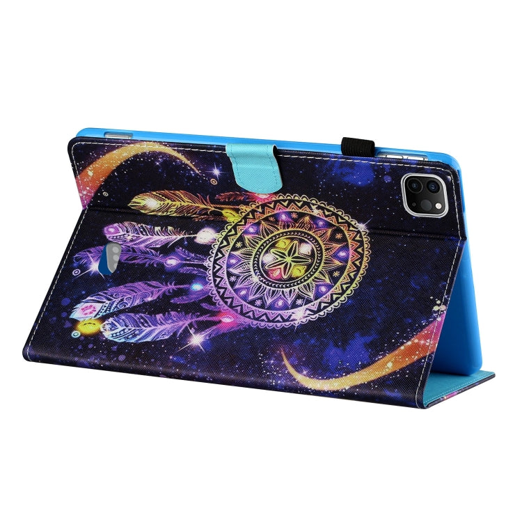 For iPad Pro 11 2024 Coloured Drawing Stitching Smart Leather Tablet Case(Dream Catcher) - iPad Pro 11 2024 Cases by PMC TechLife | Online Shopping South Africa | PMC TechLife | Buy Now Pay Later Mobicred