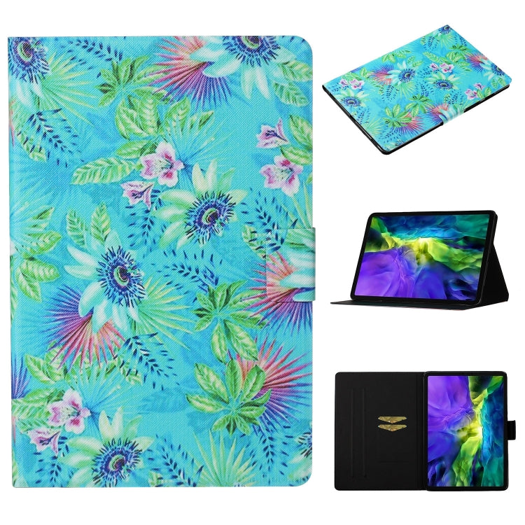 For iPad Pro 11 2024 Voltage Coloured Drawing Smart Leather Tablet Case(Flowers) - iPad Pro 11 2024 Cases by PMC TechLife | Online Shopping South Africa | PMC TechLife | Buy Now Pay Later Mobicred
