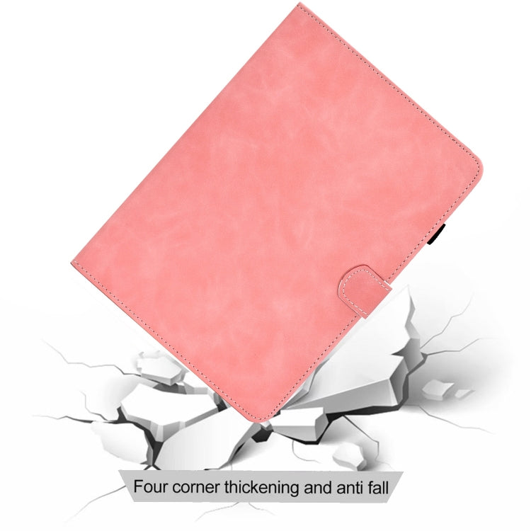 For iPad Pro 11 2024 Cowhide Texture Tablet Leather Smart Case(Rose Gold) - iPad Pro 11 2024 Cases by PMC Jewellery | Online Shopping South Africa | PMC Jewellery | Buy Now Pay Later Mobicred