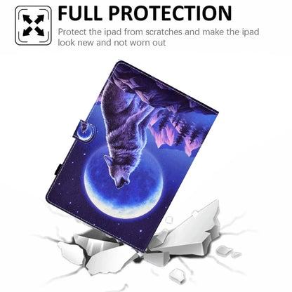 For iPad Pro 11 2024 Painted Stitching Smart Leather Tablet Case(Night Wolf) - iPad Pro 11 2024 Cases by PMC Jewellery | Online Shopping South Africa | PMC Jewellery | Buy Now Pay Later Mobicred