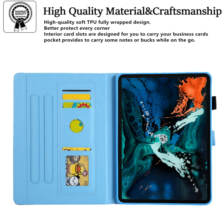 For iPad Pro 11 2024 Colored Drawing Leather Smart Tablet Case(Geometric Marble) - iPad Pro 11 2024 Cases by PMC TechLife | Online Shopping South Africa | PMC TechLife | Buy Now Pay Later Mobicred
