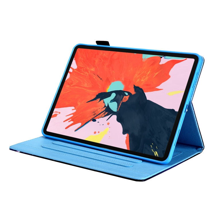 For iPad Pro 11 2024 Colored Drawing Leather Smart Tablet Case(Dazzling Pineapple) - iPad Pro 11 2024 Cases by PMC TechLife | Online Shopping South Africa | PMC TechLife | Buy Now Pay Later Mobicred