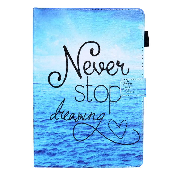 For iPad Pro 11 2024 Colored Drawing Leather Smart Tablet Case(Never Stop) - iPad Pro 11 2024 Cases by PMC TechLife | Online Shopping South Africa | PMC TechLife | Buy Now Pay Later Mobicred