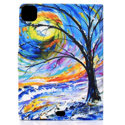 For iPad Pro 11 2024 Voltage Colored Drawing Smart Leather Tablet Case(Watercolor Tree) - iPad Pro 11 2024 Cases by PMC Jewellery | Online Shopping South Africa | PMC Jewellery | Buy Now Pay Later Mobicred
