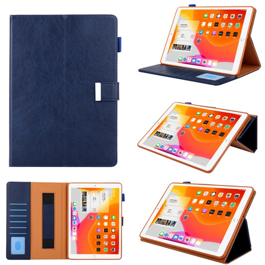 For iPad Pro 11 2024 Business Style Horizontal Flip Leather Smart Tablet Case with Holder(Blue) - iPad Pro 11 2024 Cases by PMC Jewellery | Online Shopping South Africa | PMC Jewellery | Buy Now Pay Later Mobicred