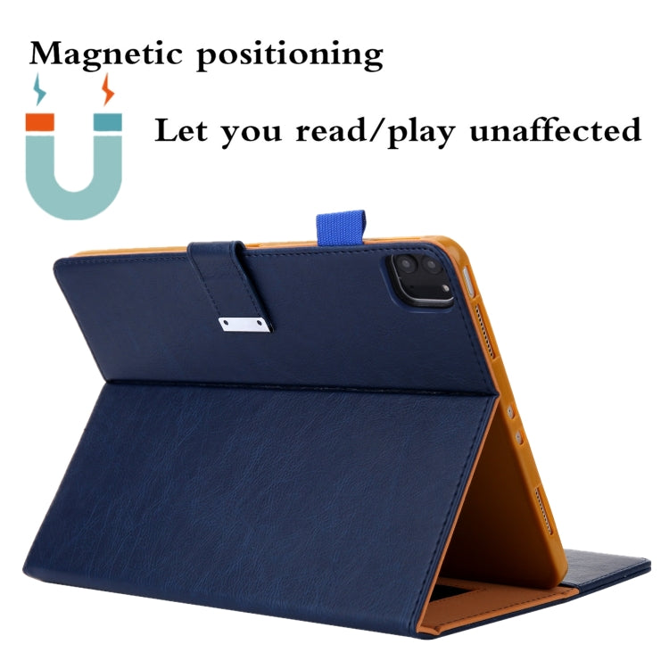 For iPad Pro 11 2024 Business Style Horizontal Flip Leather Smart Tablet Case with Holder(Blue) - iPad Pro 11 2024 Cases by PMC Jewellery | Online Shopping South Africa | PMC Jewellery | Buy Now Pay Later Mobicred