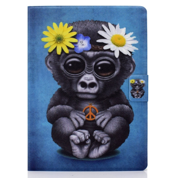 For iPad Pro 11 2024 Voltage Colored Drawing Smart Leather Tablet Case(Chimpanzee) - iPad Pro 11 2024 Cases by PMC Jewellery | Online Shopping South Africa | PMC Jewellery | Buy Now Pay Later Mobicred