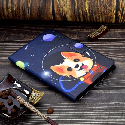 For iPad Pro 11 2024 Voltage Colored Drawing Smart Leather Tablet Case(Space Dog) - iPad Pro 11 2024 Cases by PMC Jewellery | Online Shopping South Africa | PMC Jewellery | Buy Now Pay Later Mobicred