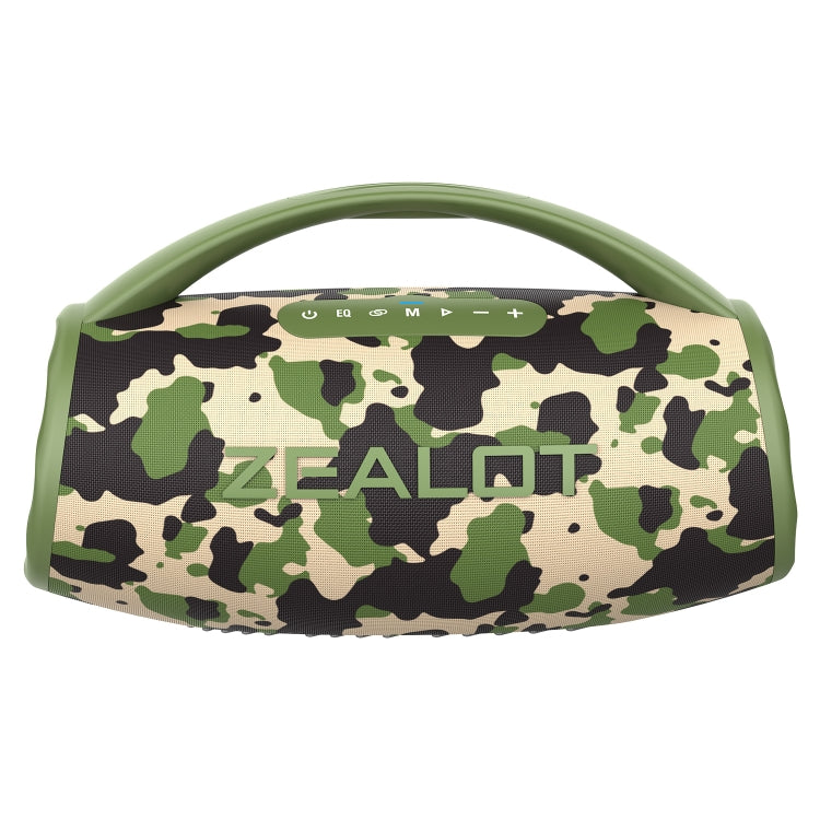 Zealot S97 80W Outdoor Portable RGB Light Bluetooth Speaker(Camouflage) - Waterproof Speaker by ZEALOT | Online Shopping South Africa | PMC Jewellery | Buy Now Pay Later Mobicred