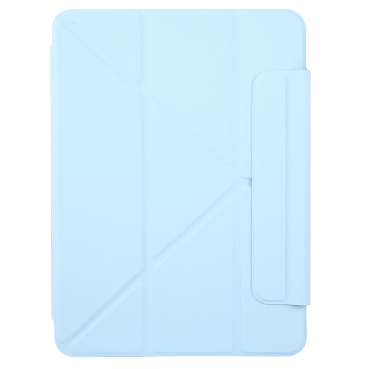 For iPad Air 11 2024 Y-Shape Double-sided Clip Magnetic Smart Tablet Case(Blue) - iPad Air 11 2024 Cases by PMC Jewellery | Online Shopping South Africa | PMC Jewellery | Buy Now Pay Later Mobicred