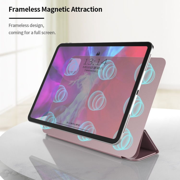 For iPad Pro 11 2024 Ultra-thin Double-sided Clip Magnetic Smart Tablet Case(Pink) - iPad Pro 11 2024 Cases by PMC Jewellery | Online Shopping South Africa | PMC Jewellery | Buy Now Pay Later Mobicred