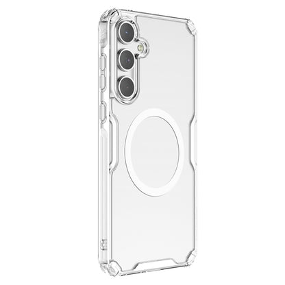 For Samsung Galaxy A55 NILLKIN Ultra Clear Magnetic PC + TPU Phone Case(Transparent) - Galaxy Phone Cases by NILLKIN | Online Shopping South Africa | PMC Jewellery | Buy Now Pay Later Mobicred
