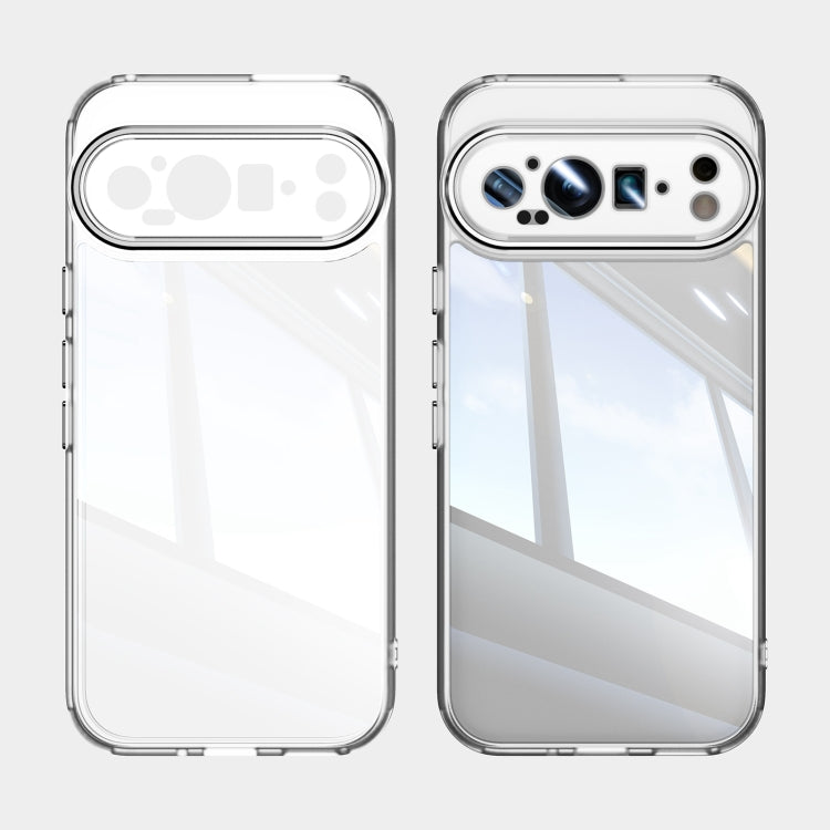 For Google Pixel 9 / 9 Pro Acrylic Hybrid TPU Armor Shockproof Phone Case(Transparent) - Google Cases by PMC TechLife | Online Shopping South Africa | PMC TechLife | Buy Now Pay Later Mobicred
