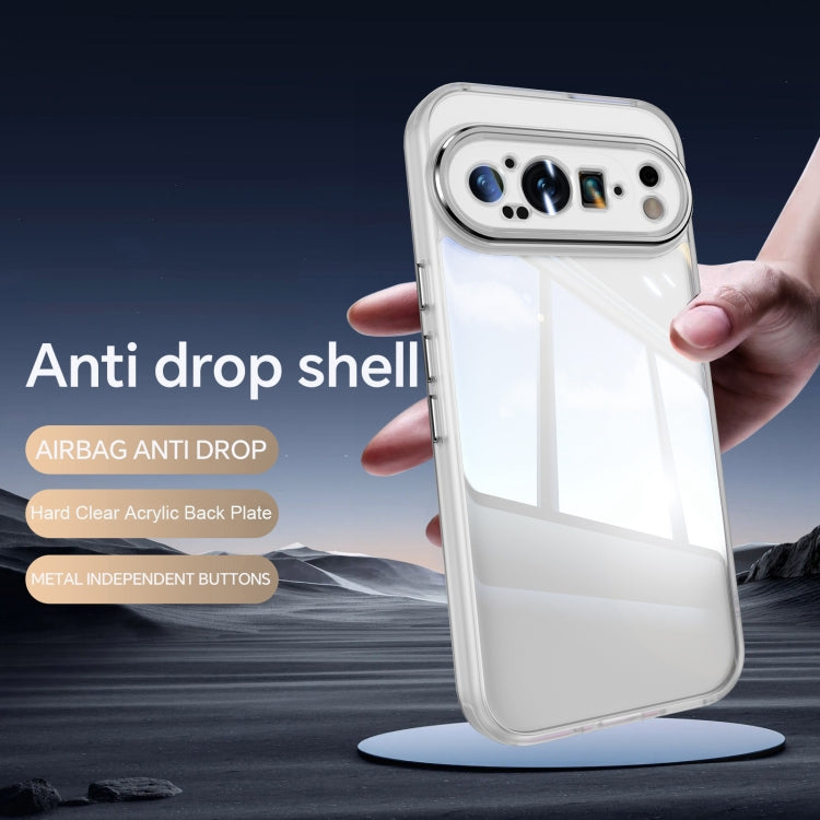 For Google Pixel 9 Pro XL Acrylic Hybrid TPU Armor Shockproof Phone Case(Transparent) - Google Cases by PMC Jewellery | Online Shopping South Africa | PMC Jewellery | Buy Now Pay Later Mobicred