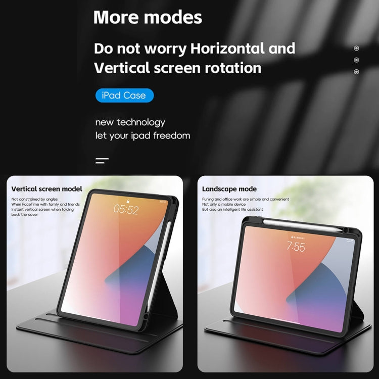 For iPad Air 13 2025 / 2024 Mutural Jianshang Series Smart Leather Tablet Case(Grey) - free shipping - PMC TechLife - Order now!