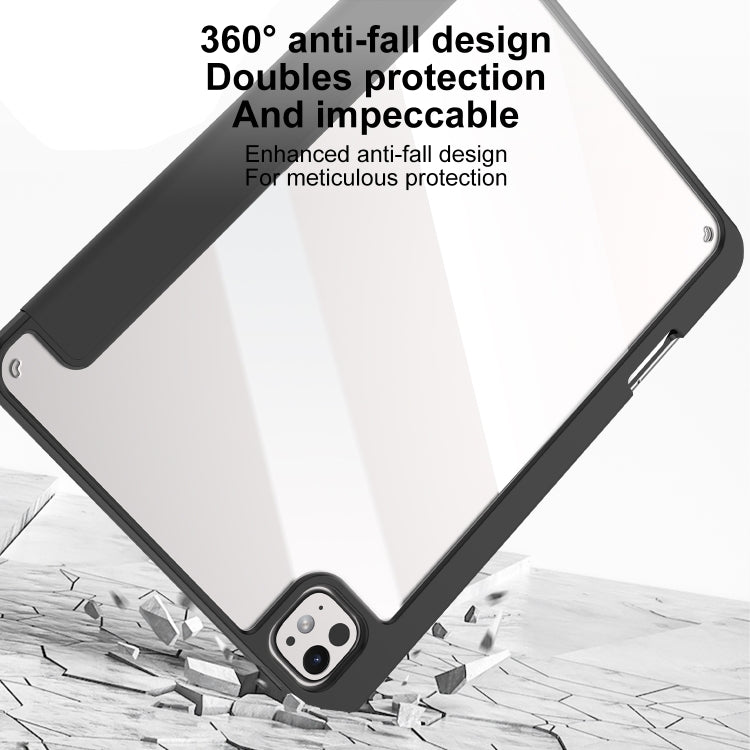 For iPad Air 11 2025 / 2024 Mutural Pinyue Series Smart Leather Tablet Case(Grey) - iPad Air 11 2025 / 2024 Cases by Mutural | Online Shopping South Africa | PMC TechLife | Buy Now Pay Later Mobicred