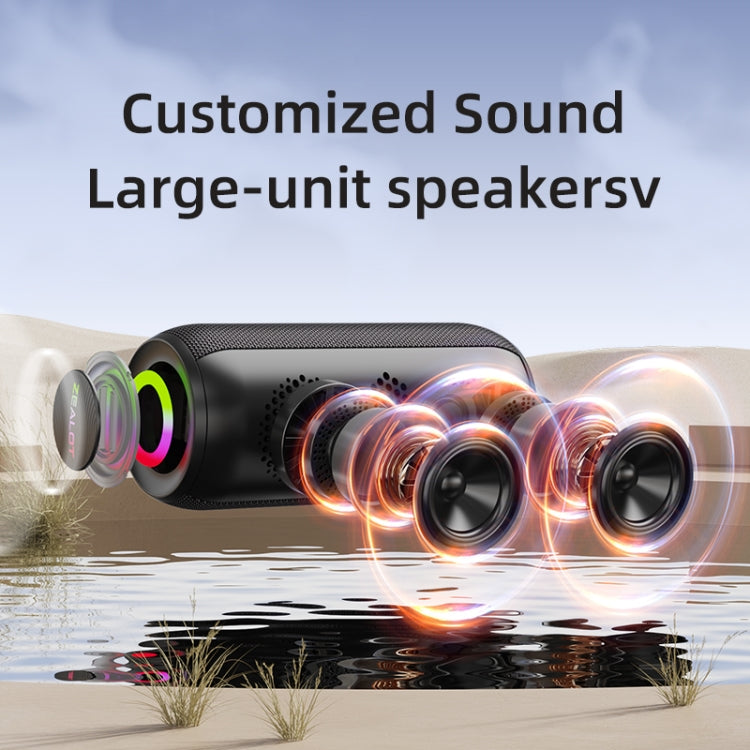 Zealot S32 Max 20W High Power Bluetooth Speaker with RGB Light(Blue) - free shipping - PMC Jewellery - Order now!