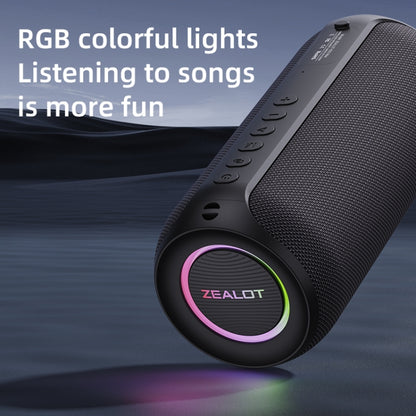 Zealot S32 Max 20W High Power Bluetooth Speaker with RGB Light(Black) - Desktop Speaker by ZEALOT | Online Shopping South Africa | PMC Jewellery | Buy Now Pay Later Mobicred