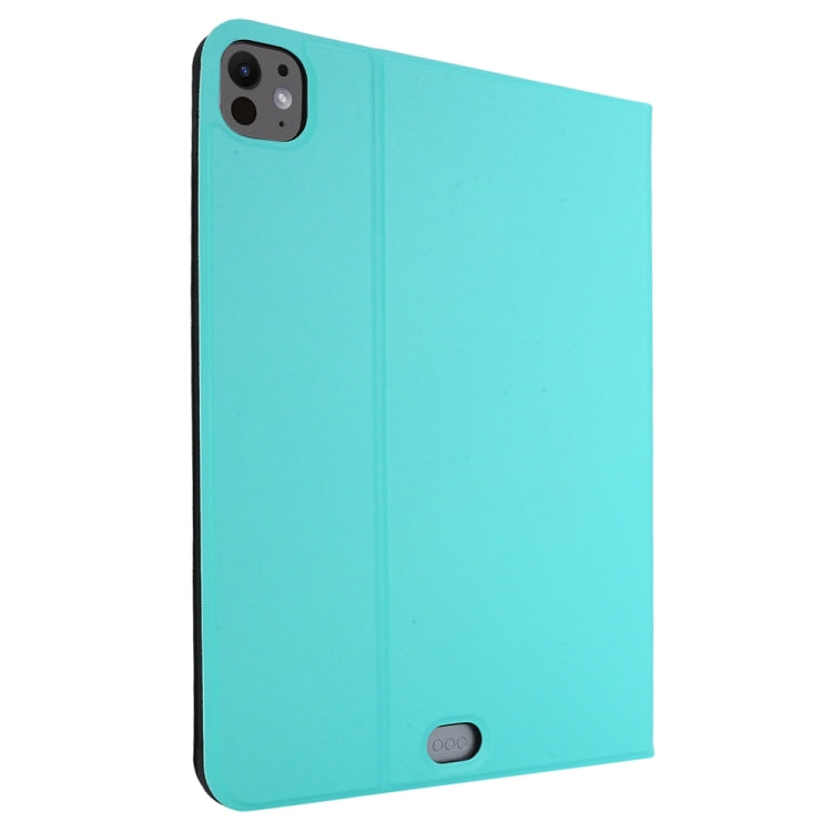For iPad Pro 11 2024 Stretch Voltage Plain Leather Smart Tablet Case(Green) - iPad Pro 11 2024 Cases by PMC Jewellery | Online Shopping South Africa | PMC Jewellery | Buy Now Pay Later Mobicred