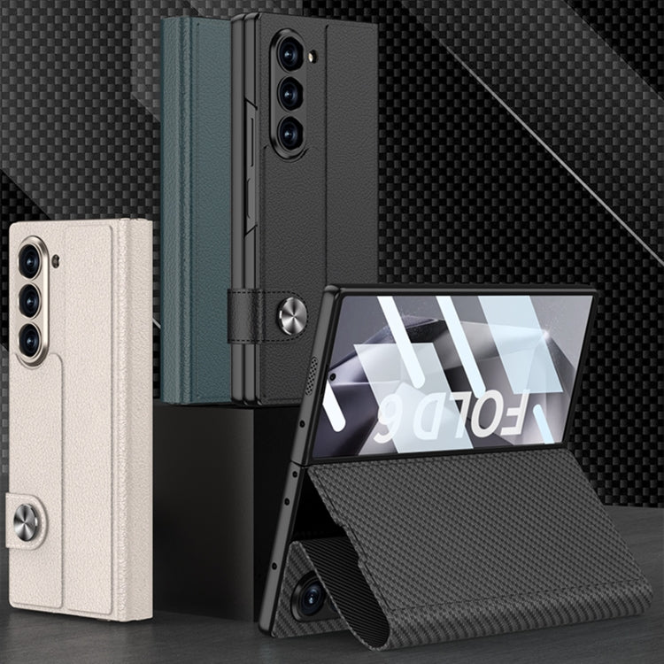 For Samsung Galaxy Z Fold6 GKK Integrated Flip Leather Phone Case(Black) - free shipping - PMC Jewellery - Order now!