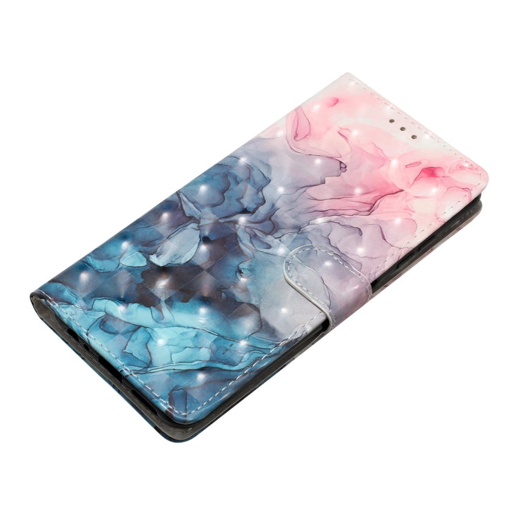 For iPhone 16 Pro Max 3D Pattern Leather Phone Case(3D Pink Blue Marble) - iPhone 16 Pro Max Cases by PMC TechLife | Online Shopping South Africa | PMC TechLife | Buy Now Pay Later Mobicred