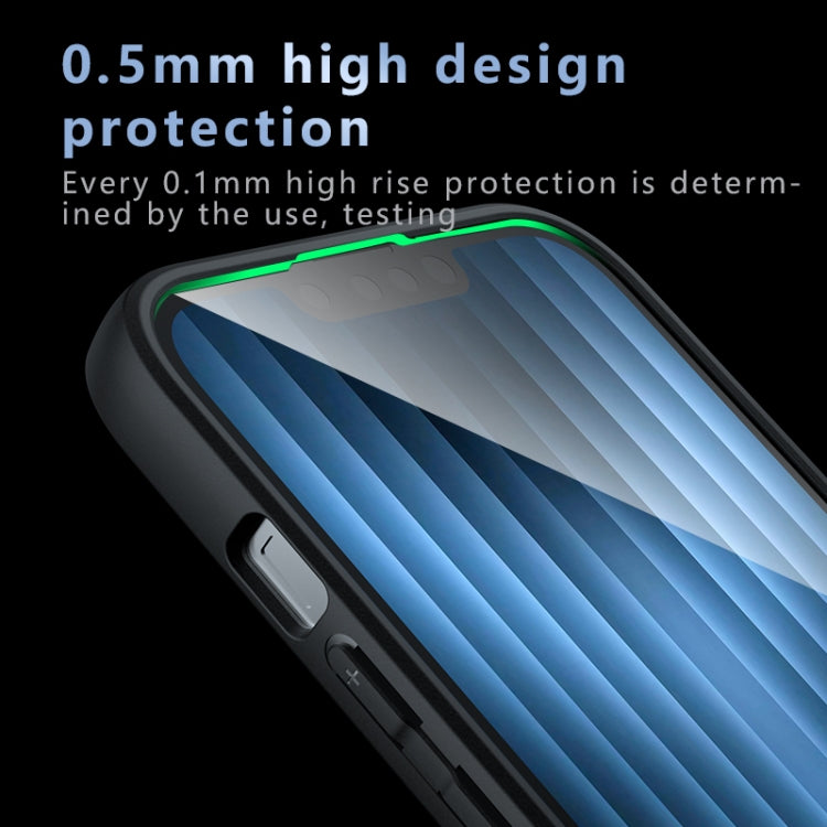 For iPhone 16e Armor Precise Hole PC Hybrid TPU Phone Case(Transparent) - iPhone 16e Cases by PMC TechLife | Online Shopping South Africa | PMC TechLife | Buy Now Pay Later Mobicred