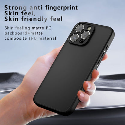 For iPhone 16 Pro Armor Precise Hole PC Hybrid TPU Phone Case(Transparent) - iPhone 16 Pro Cases by PMC Jewellery | Online Shopping South Africa | PMC Jewellery | Buy Now Pay Later Mobicred