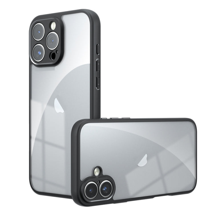 For iPhone 16 Pro Max Armor Precise Hole PC Hybrid TPU Phone Case(Transparent) - iPhone 16 Pro Max Cases by PMC TechLife | Online Shopping South Africa | PMC TechLife | Buy Now Pay Later Mobicred